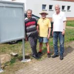Aufstellen Schaukasten LCC