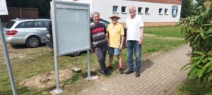 Aufstellen Schaukasten LCC